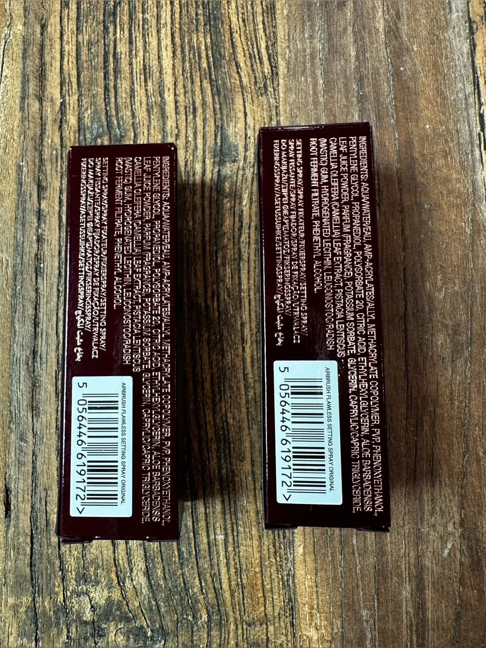 Charlotte Tilbury Airbrush Setting Spray Duo - Deep Brown Packaging